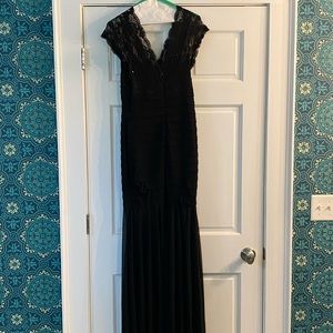 Betsy & Adam Black evening gown. Size 8